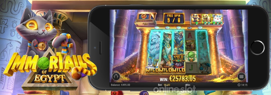 immortails of egypt mobile slot