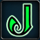 outlaw megaways slot j symbol