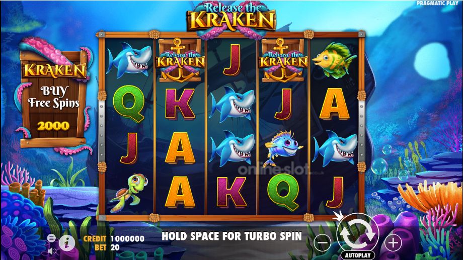 release the kraken slot base game