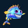 release the kraken slot blue fish symbol