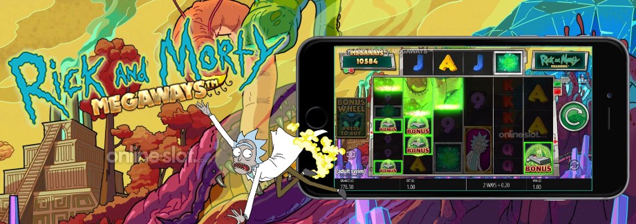 rick and morty megaways mobile slot