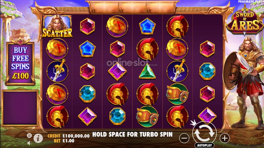 sword of ares slot base game