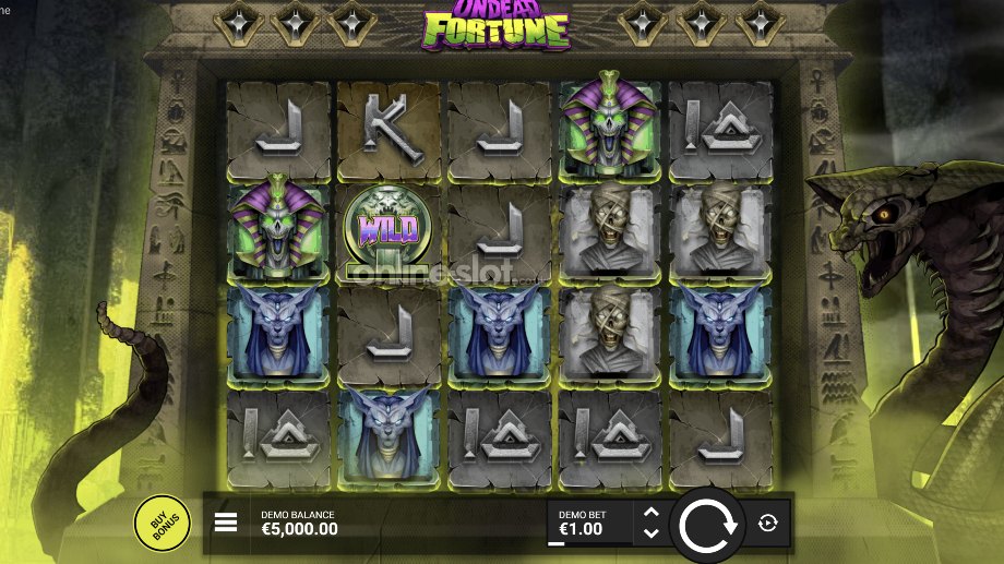 undead fortune slot base game