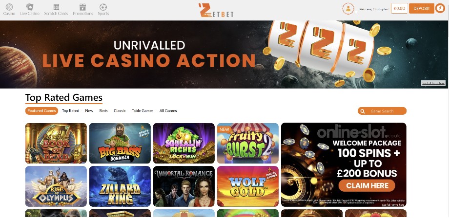 zetbet casino site