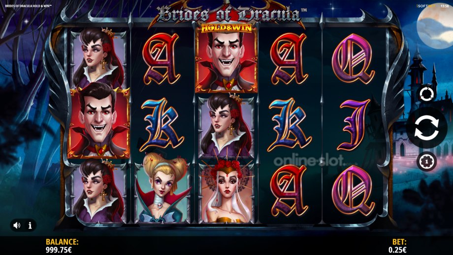 brides of dracula hold & win slot base game