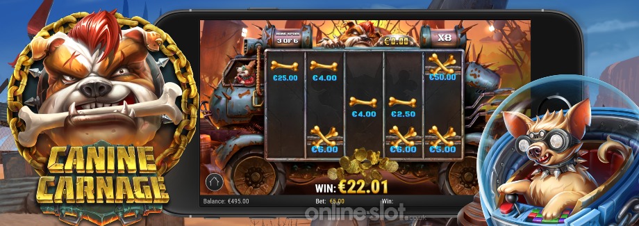 canine carnage mobile slot