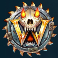 canine carnage slot flaming skull wild symbol