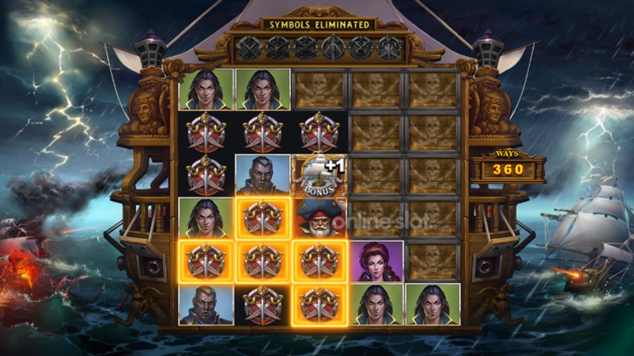 cannonade slot free spins feature