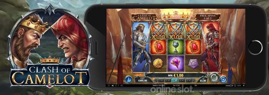 clash of camelot mobile slot
