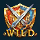 clash of camelot slot swords wild symbol