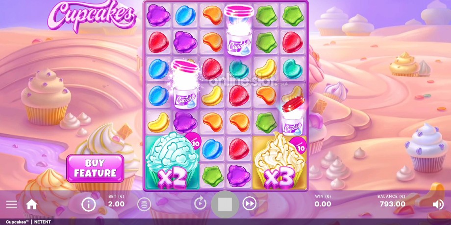 cupcakes slot base game