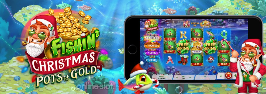 fishin christmas pots of gold mobile slot