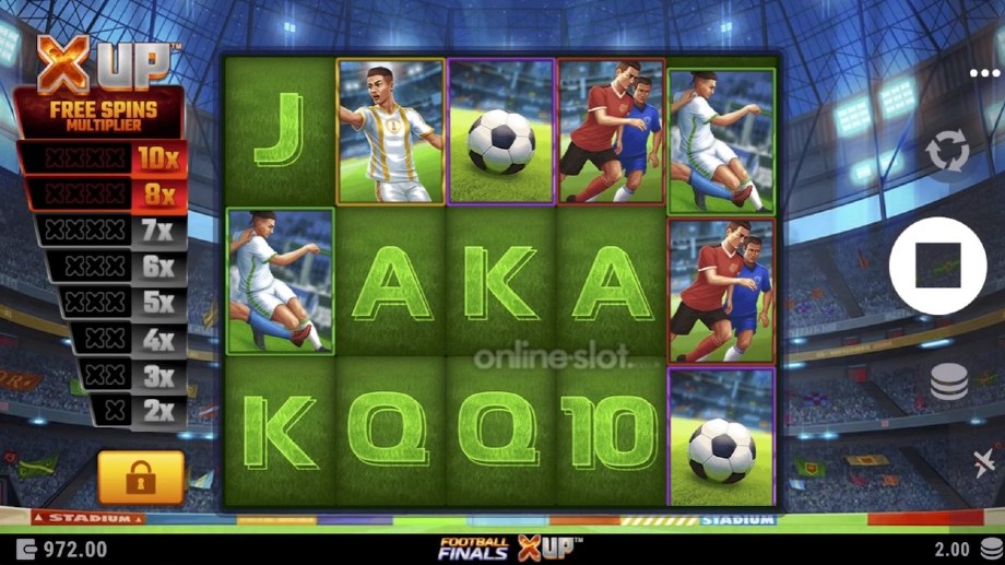 football finals x up slot base game