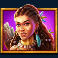 gems of serengeti slot female character symbol