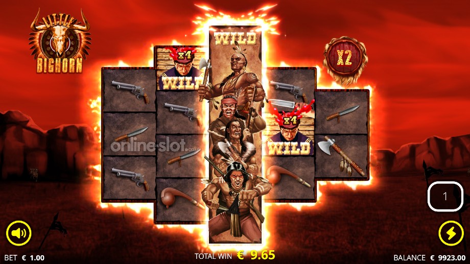 little bighorn slot scalp free spins feature