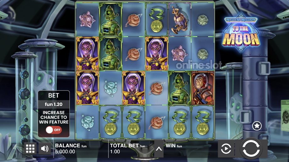 mystery mission to the moon slot base game