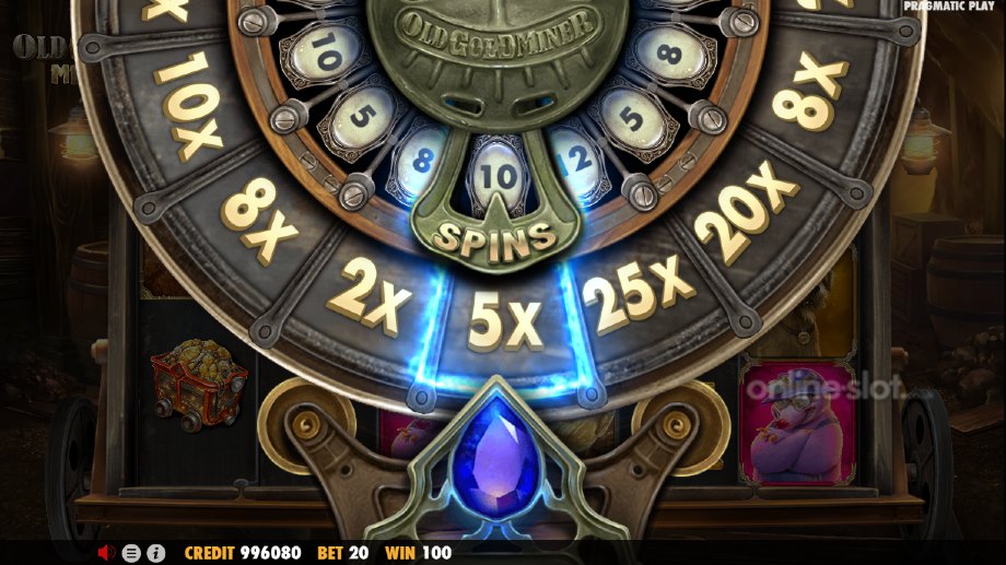 old gold miner megaways slot free spins feature