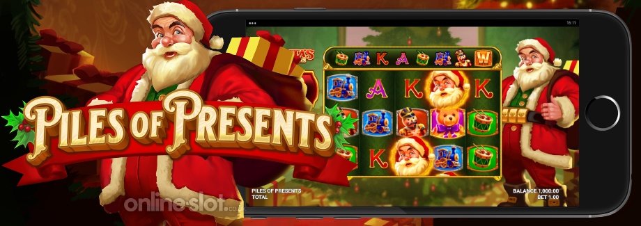 piles of presents mobile slot