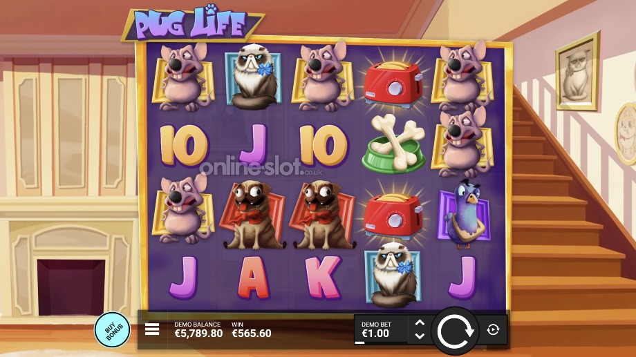 pug life slot base game