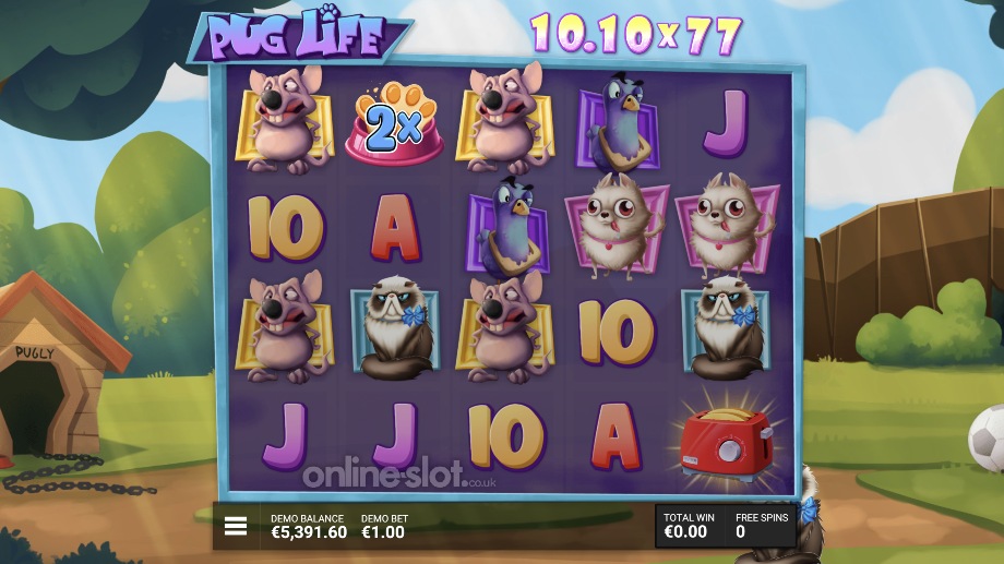 pug life slot the dawgs den feature