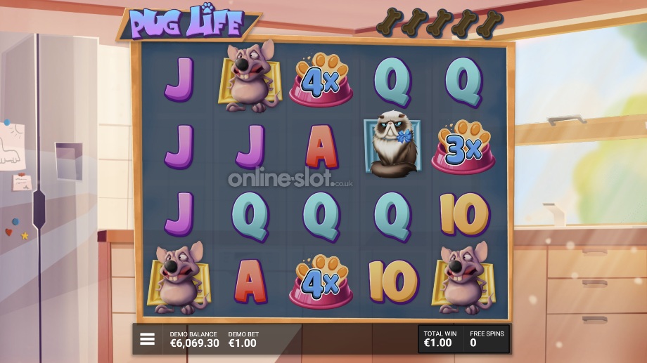 pug life slot the treat yoself feature