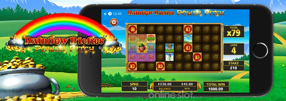 rainbow riches power pitch mobile slot