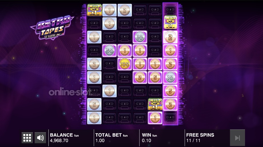 retro tapes slot top charts feature