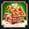 snowy secrets slot gingerbread house symbol