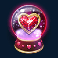 snowy secrets slot heart snowglobe symbol