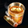 towering fortunes slot whiskey and cigar symbol