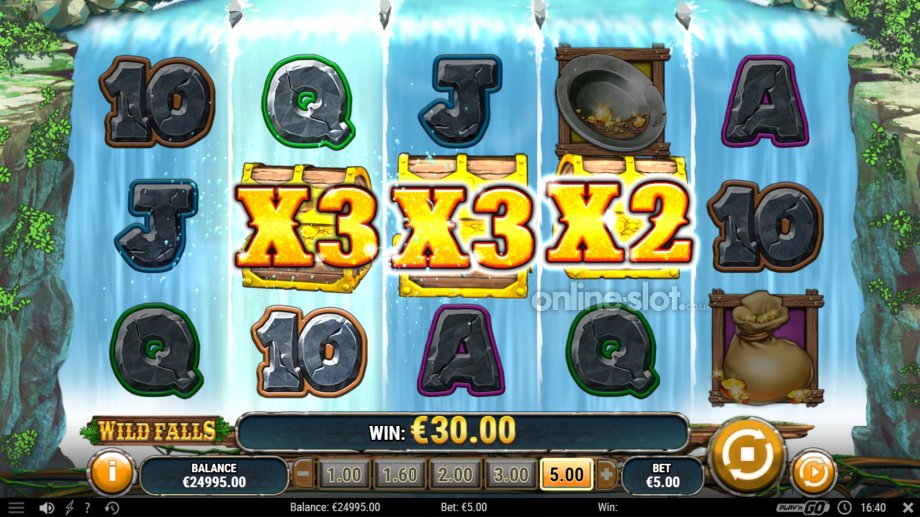 wild falls slot super river of gold free spins feature