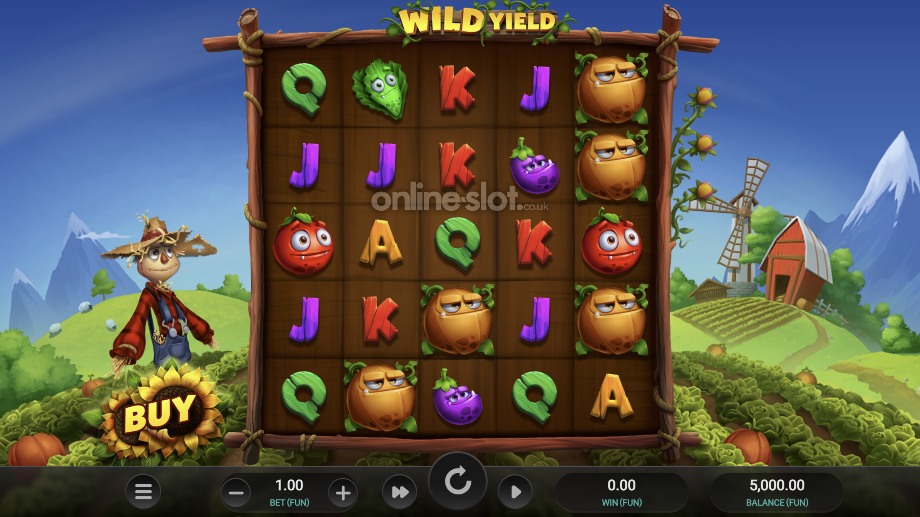 wild yield slot base game