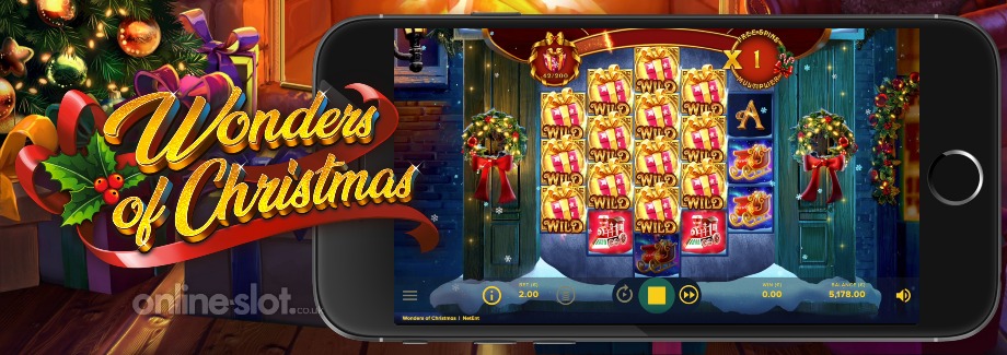 wonders of christmas mobile slot
