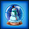 wonders of christmas slot snowman snow globe symbol