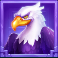 zeus kingdom of riches slot aetos dios eagle symbol