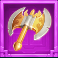 zeus kingdom of riches slot labrys axe symbol