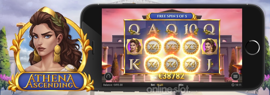 athena ascending mobile slot