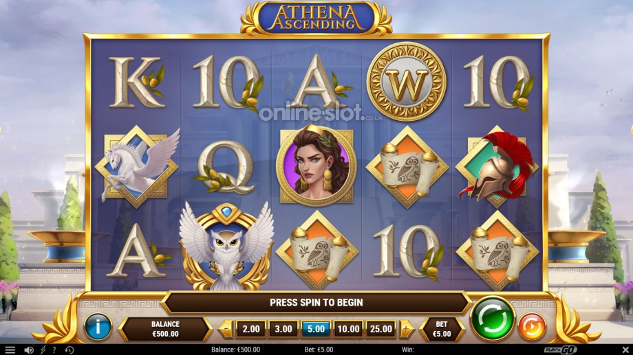 athena ascending slot base game
