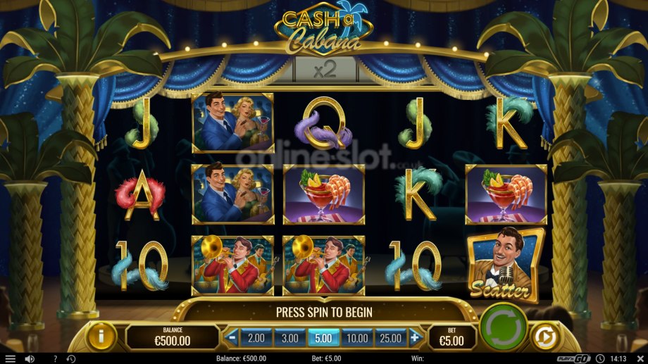 cash a cabana slot base game