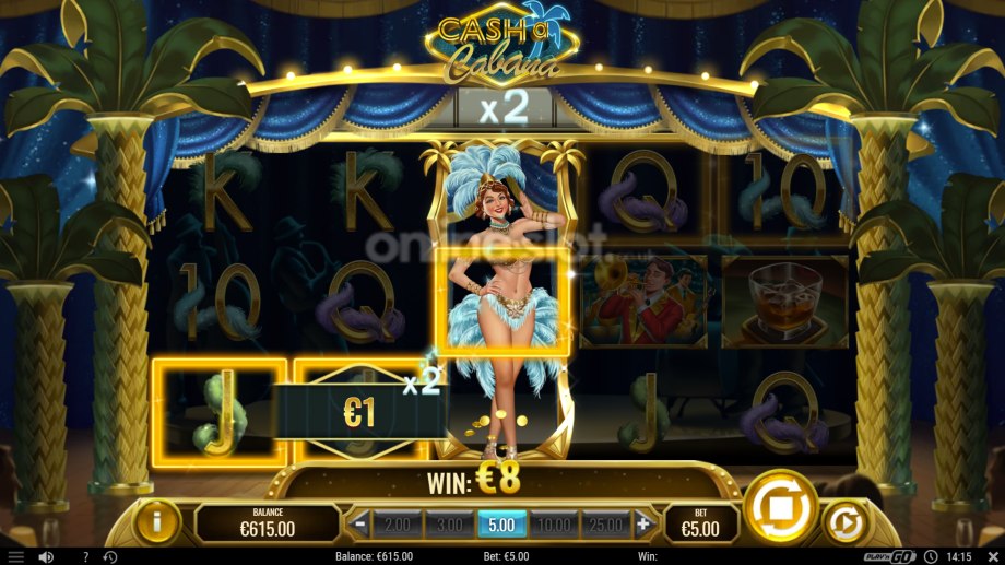 cash a cabana slot expanding wild