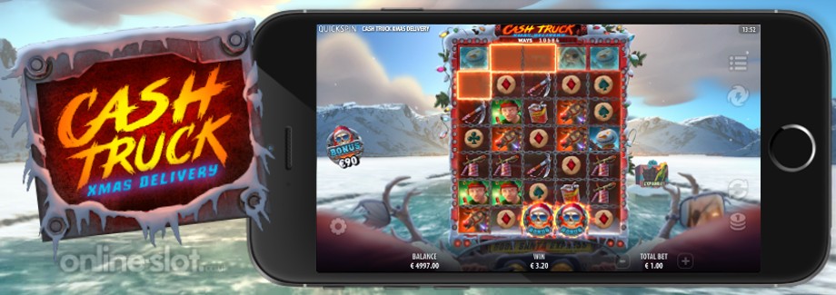 cash truck xmas delivery mobile slot