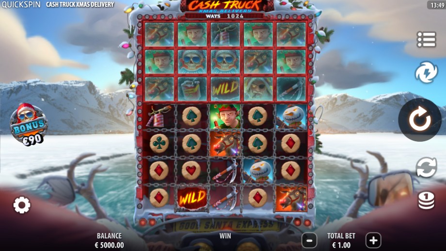 cash truck xmas delivery slot base game
