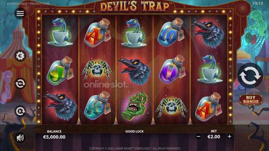 devils trap slot base game