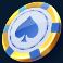 diamond sands slot spade poker chip symbol
