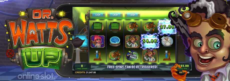 dr watts up mobile slot