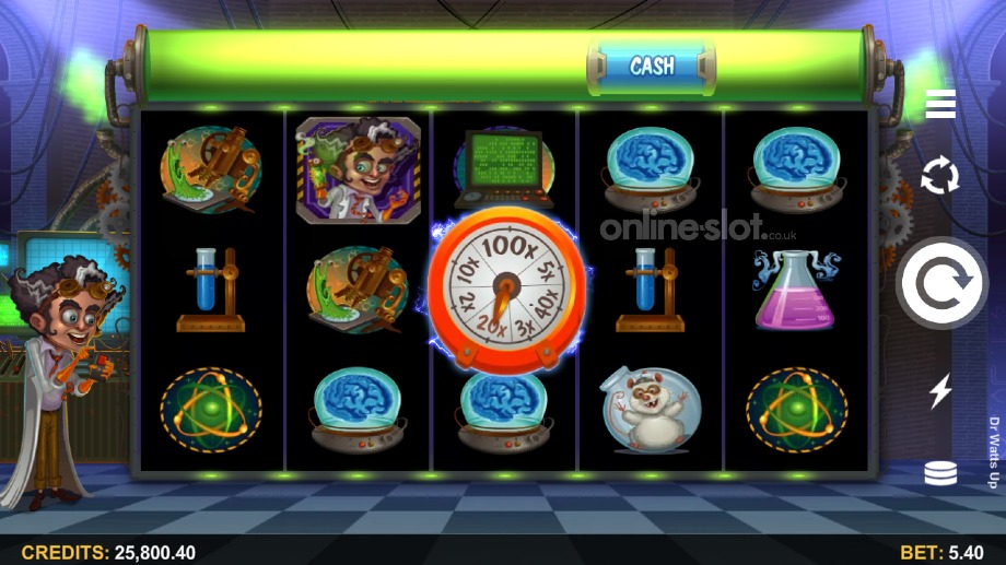 dr watts up slot base game