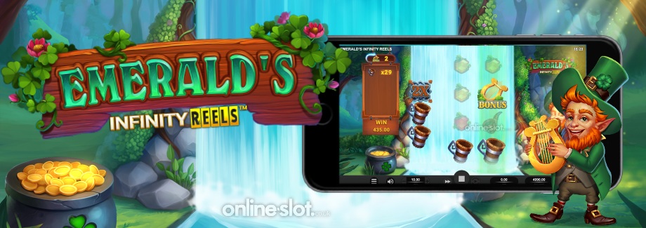 emeralds infinity reels mobile slot