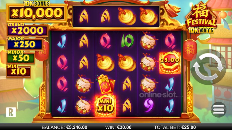 festival 10k ways slot base game