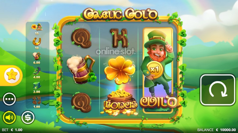 gaelic gold slot base game