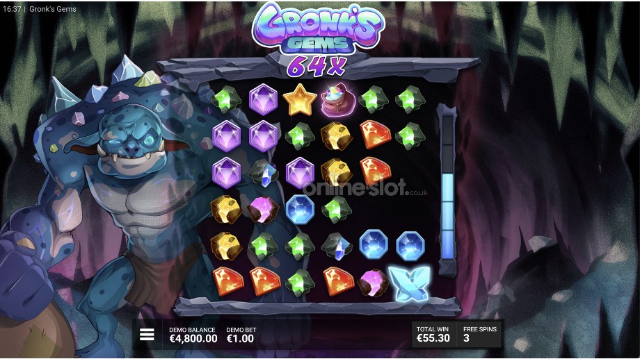 gronks gems slot gem hoarder feature